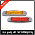 LED Red Amber Side Marker Lights, DC 12V/24V LED Clearance/Side Marker Light